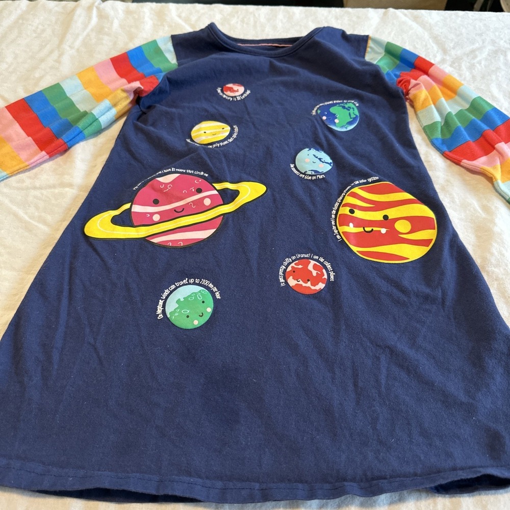 Solar System Girls Pajama, US Size 7/8